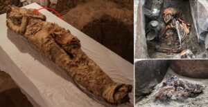 ‘Sleeping Beauty’ Mummy Discovered 2,000 Years After Death Wearing Skirt And Clutching Make-Up Box