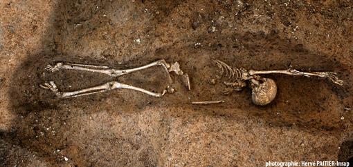 Unusual Gallo-Roman horse and human skeletons were discovered in France's Evreux (Eure)