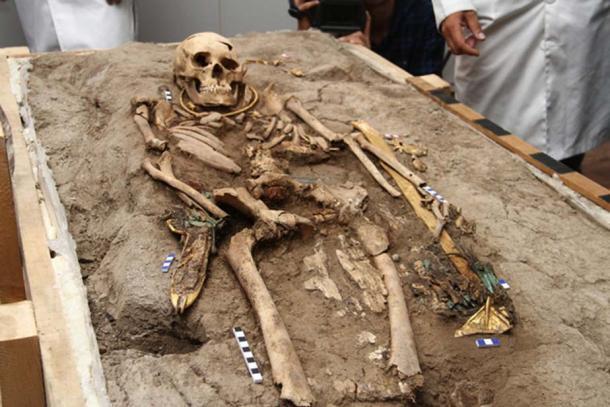 Archaeologists Unearth the ‘Golden Man’ of the Saka Burial Mound in Kazakhstan