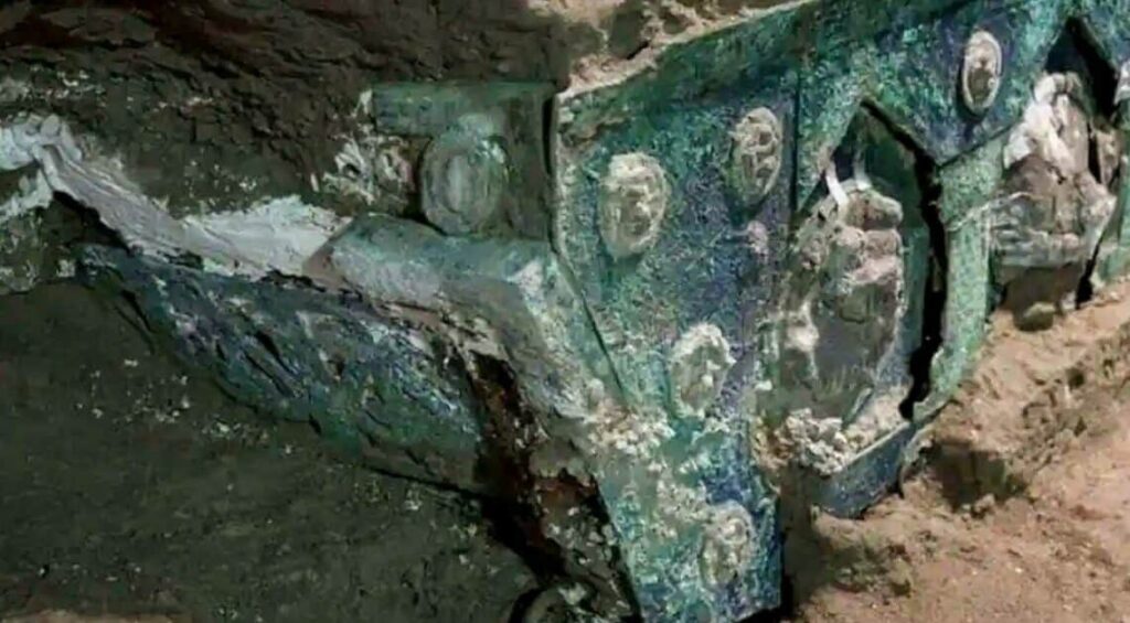 Archaeologists Uncover Ancient Ceremonial Chariot Unearthed in Pompeii