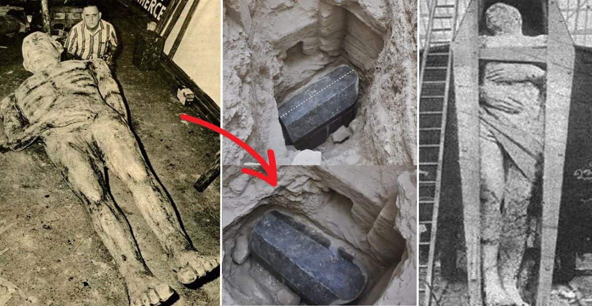 Egyptian Archaeologists Found Giant Man Still Lying in 8.7-Feet-Long Sarcophagus