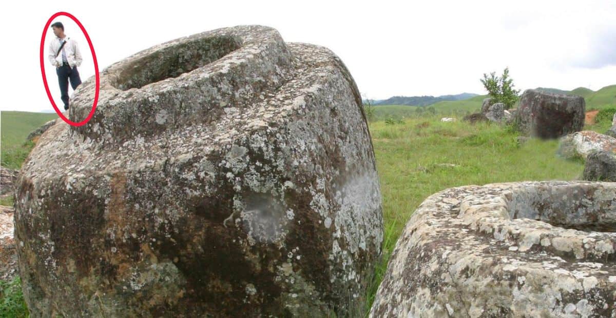 10-Foot-Tall Stone Jars 'Made by Giants' Stored Human Bodies in Ancient Laos