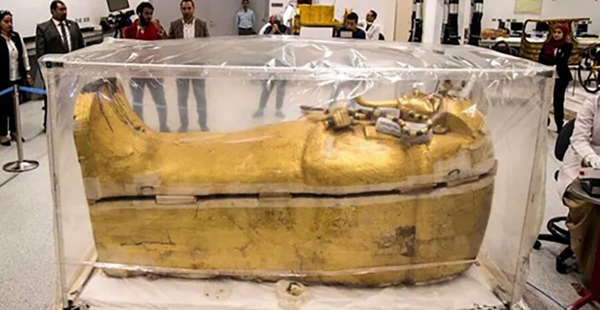 King Tutankhamun's 3300-Year-Old Gold Coffin