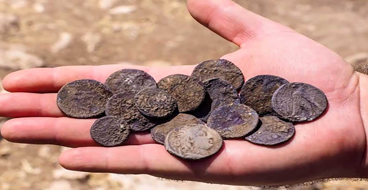 2,150-year-old Silver Coins Found in Modiin, Israel