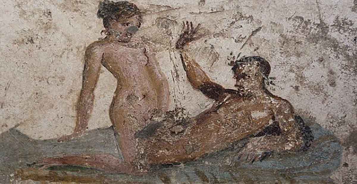 Pornographic Pompeii wall Paintings Reveal