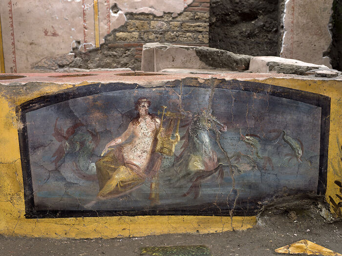 A “Fast Food” Shop Is Uncovered In Pompeii, Depicting Some Of The Dishes They Would Eat
