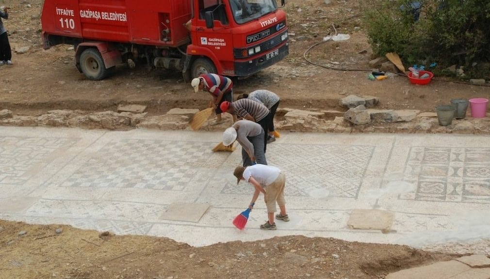 A Gigantic Roman Mosaic was Discovered Under a Farmer’s Field in Turkey