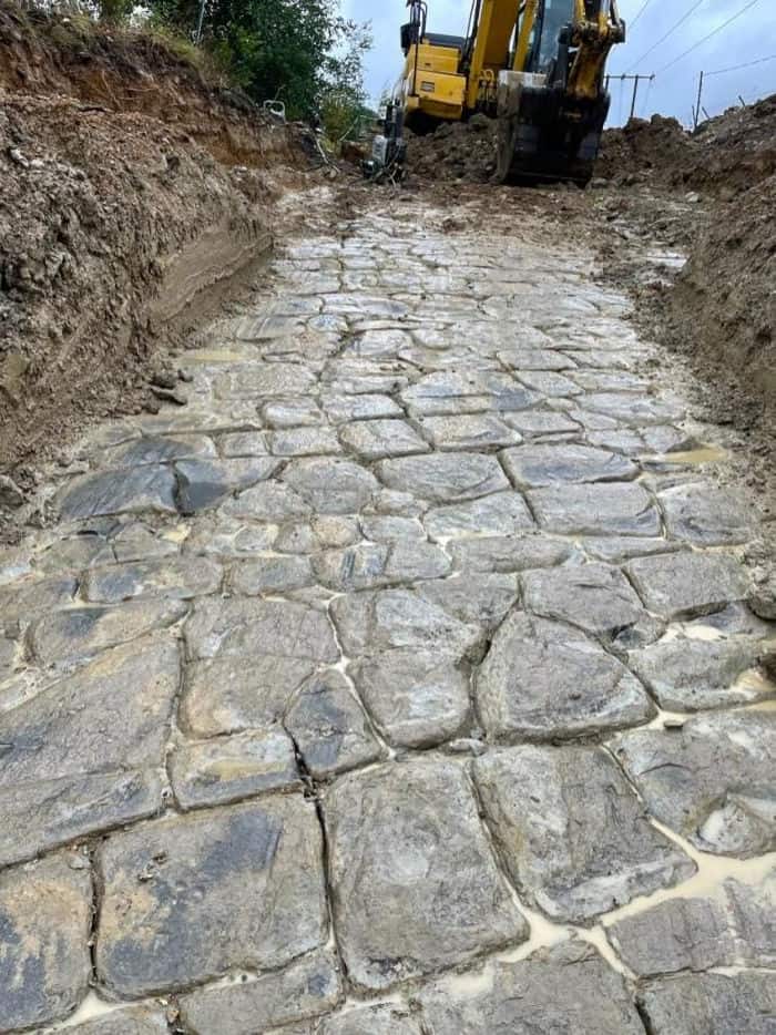 Hidden Roman Road Uncovered In Worcestershire