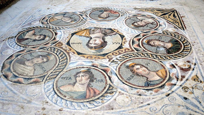 Rock-Cut Chambers In “House of Muses” Of Zeugma, Home To Numerous Mosaics