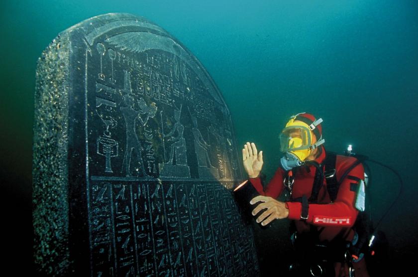 Ancient Submarine Temple in the 'Egyptian Atlantis' of Heracleion