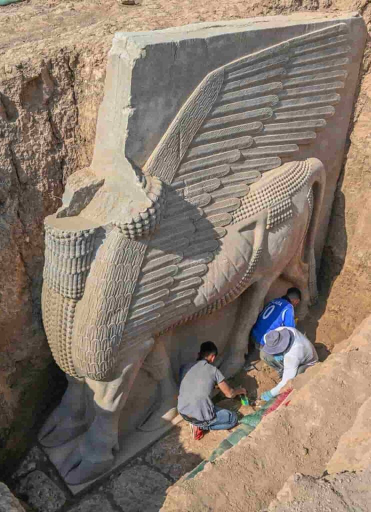 2,700-Year-Old Sculpture of Assyrian Deity Unearthed in Iraq