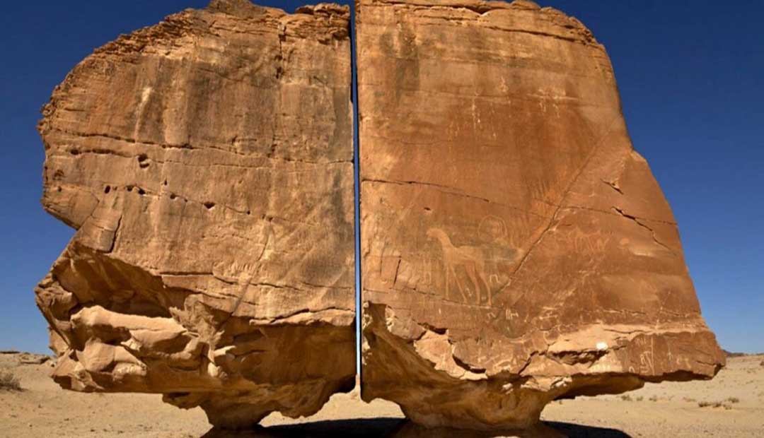 A Massive Rock 4,000-year-old Monolith Split with Laser-Like Precision