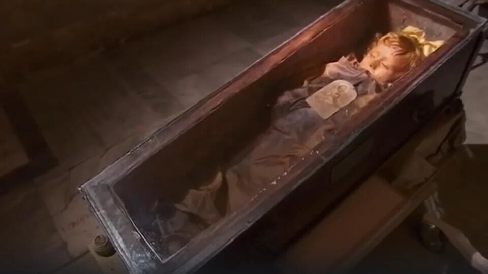 Mummy in the Crystal Coffin Found in a Garage in San Francisco