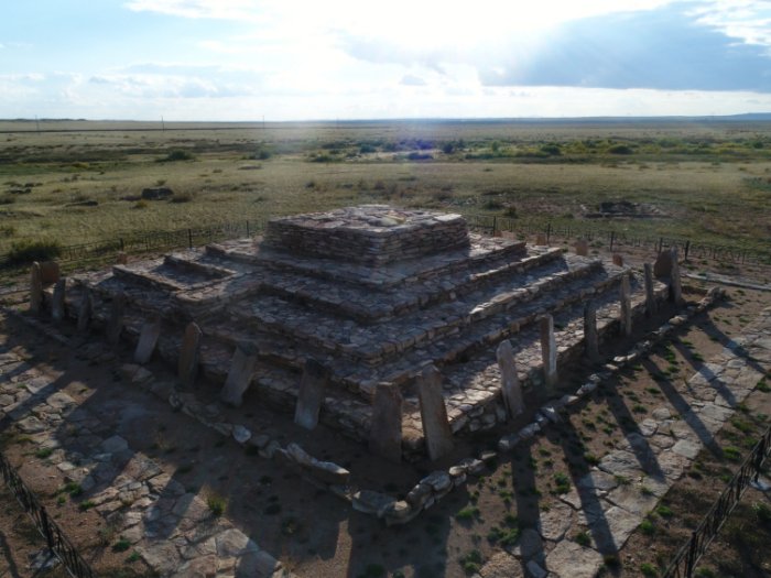 Ancient Pyramid Structure in Kazakhstan