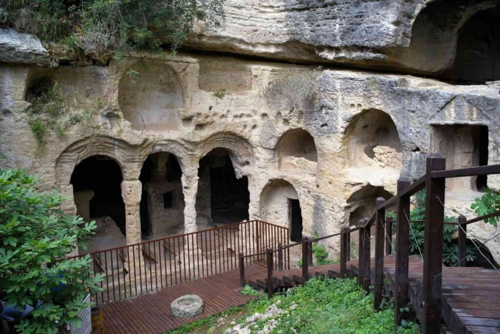 The ancient Vespasianus Titus Tunnel of Turkey