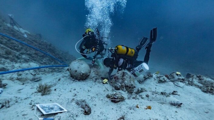 Byzantine Shipwreck in Aegean Reveals 5th-Century Ceramics