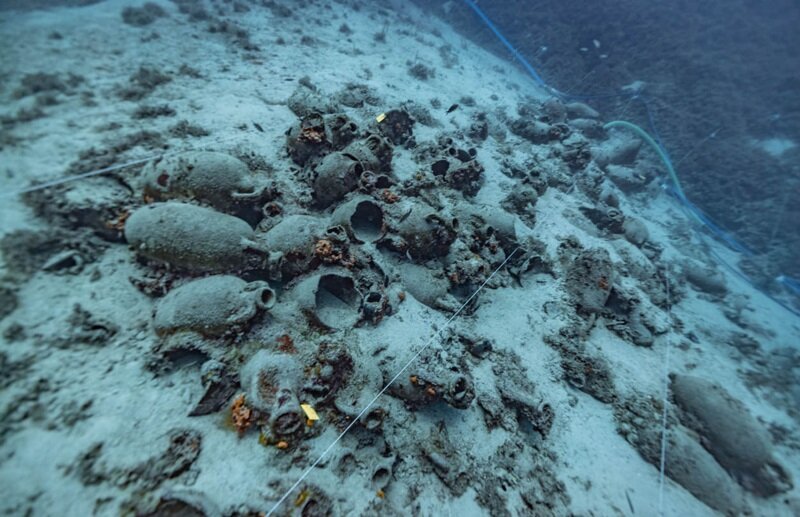 Byzantine Shipwreck in Aegean Reveals 5th-Century Ceramics