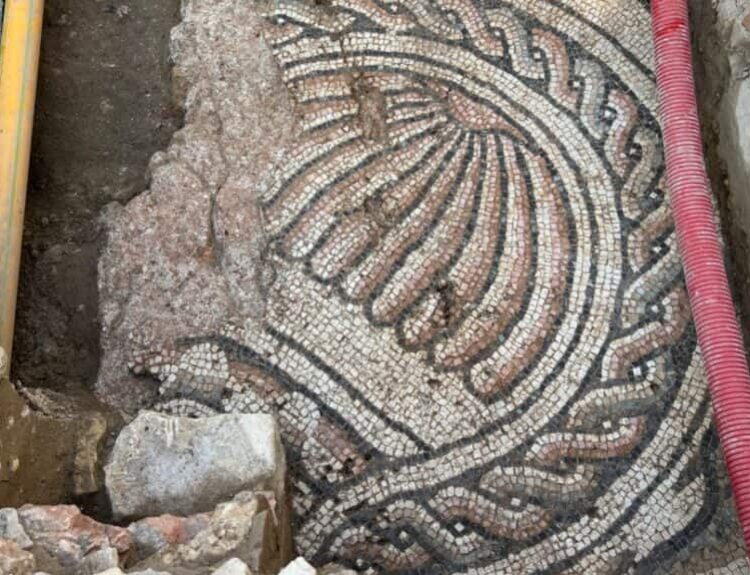 Ancient Roman Mosaic from Theodoric the Great's Villa