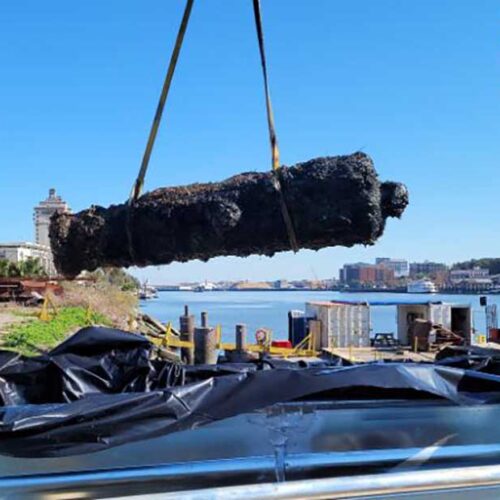 18th-Century Cannons Recovered in Georgia