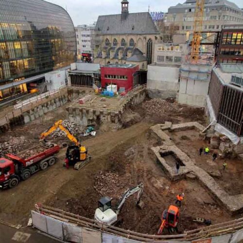 Ancient Roman Library Discovered Beneath German City