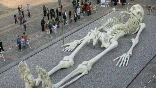 City Found 360 Feet Below Missouri City, Giant Human Skeleton Found