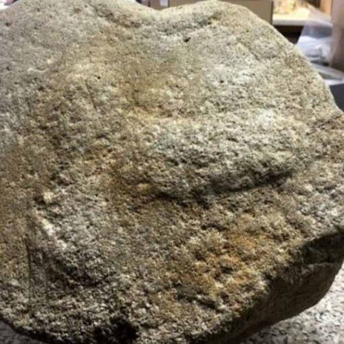 Roman Millstone Found with Massive Phallus Engraving