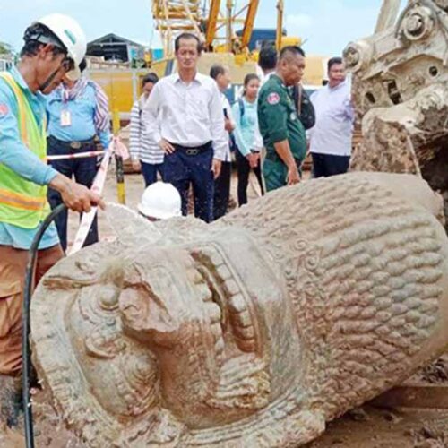 Ancient Lion Sculpture