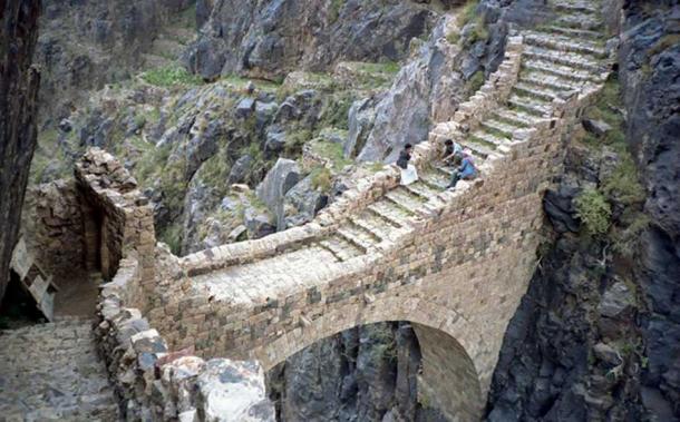 Shaharah Bridge in Yemen