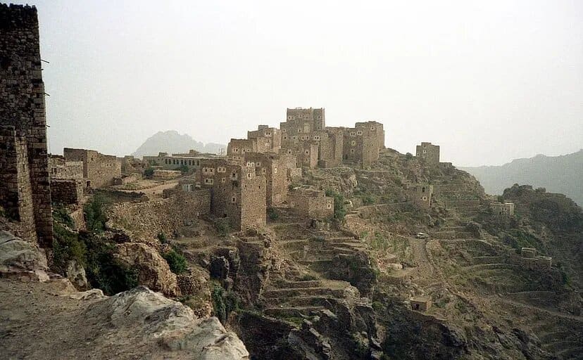 Shaharah Bridge in Yemen