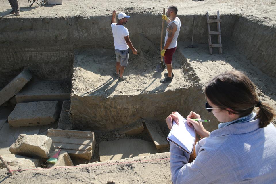 Gate to Temple of Zeus Unearthed in Magnesia, Turkey