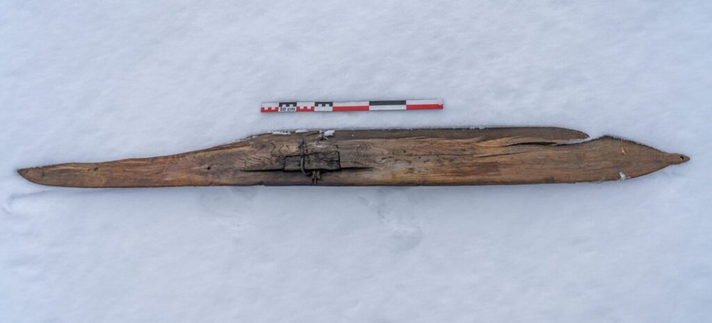 Wooden Ski Pair Discovered in Norwegian Ice