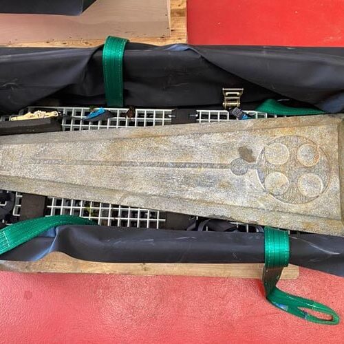 Huge Christian Grave Slabs Recovered From 13th-Century Shipwreck