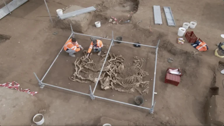 Astonishing’ remains of horses buried