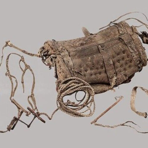 2,700-year-old leather saddle found in woman’s tomb