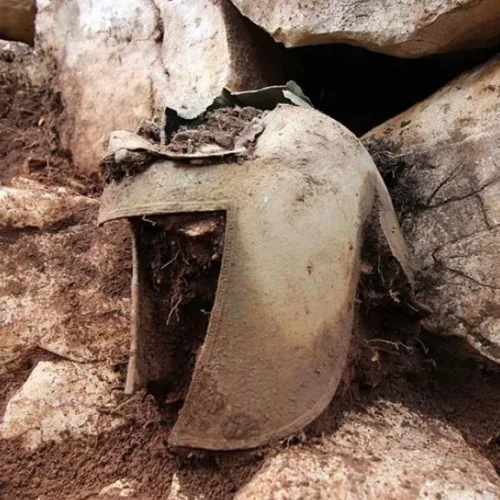 Ancient Greek Helmet Found in Croatia May Rewrite Illyrian Tribal History