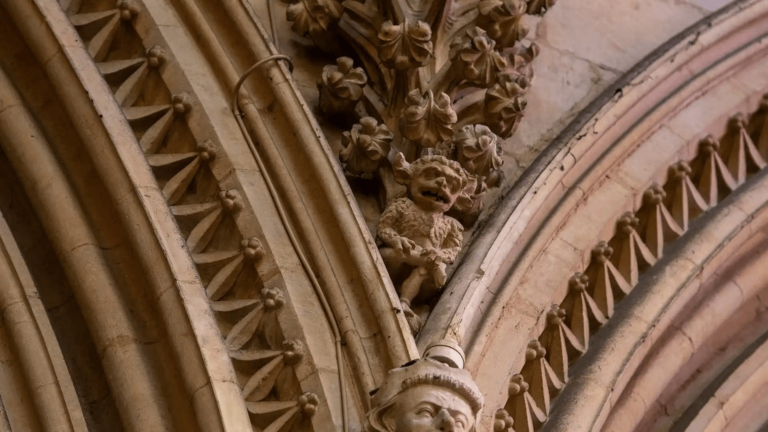 Homeowners Find 14th-Century Lincoln Imp Carving Above Toilet in Lincoln