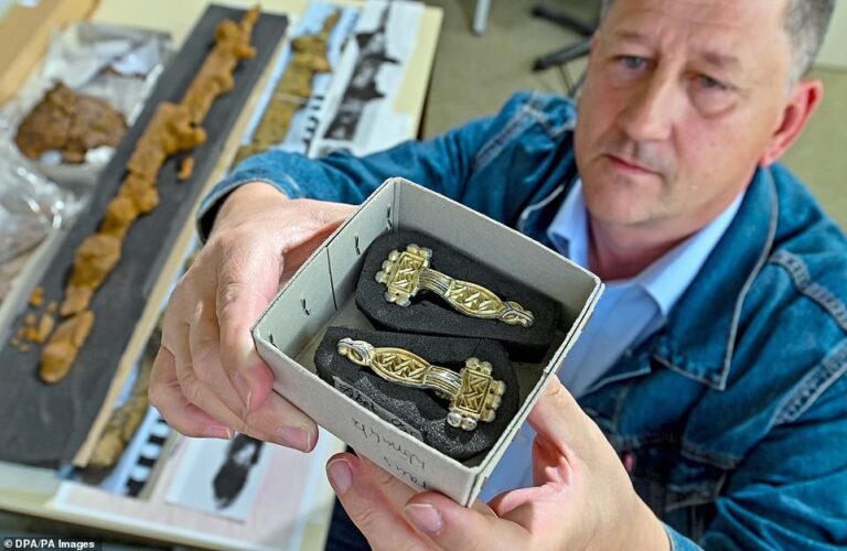 Ancient Germanic Lord Buried with Six Women Discovered in Germany