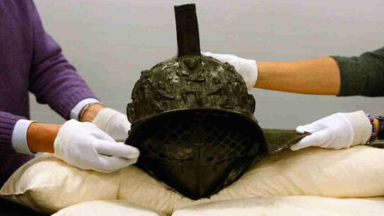 2,000-Year-Old Roman Gladiator Helmet Found at Pompeii