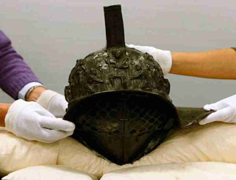 2,000-Year-Old Roman Gladiator Helmet Found at Pompeii